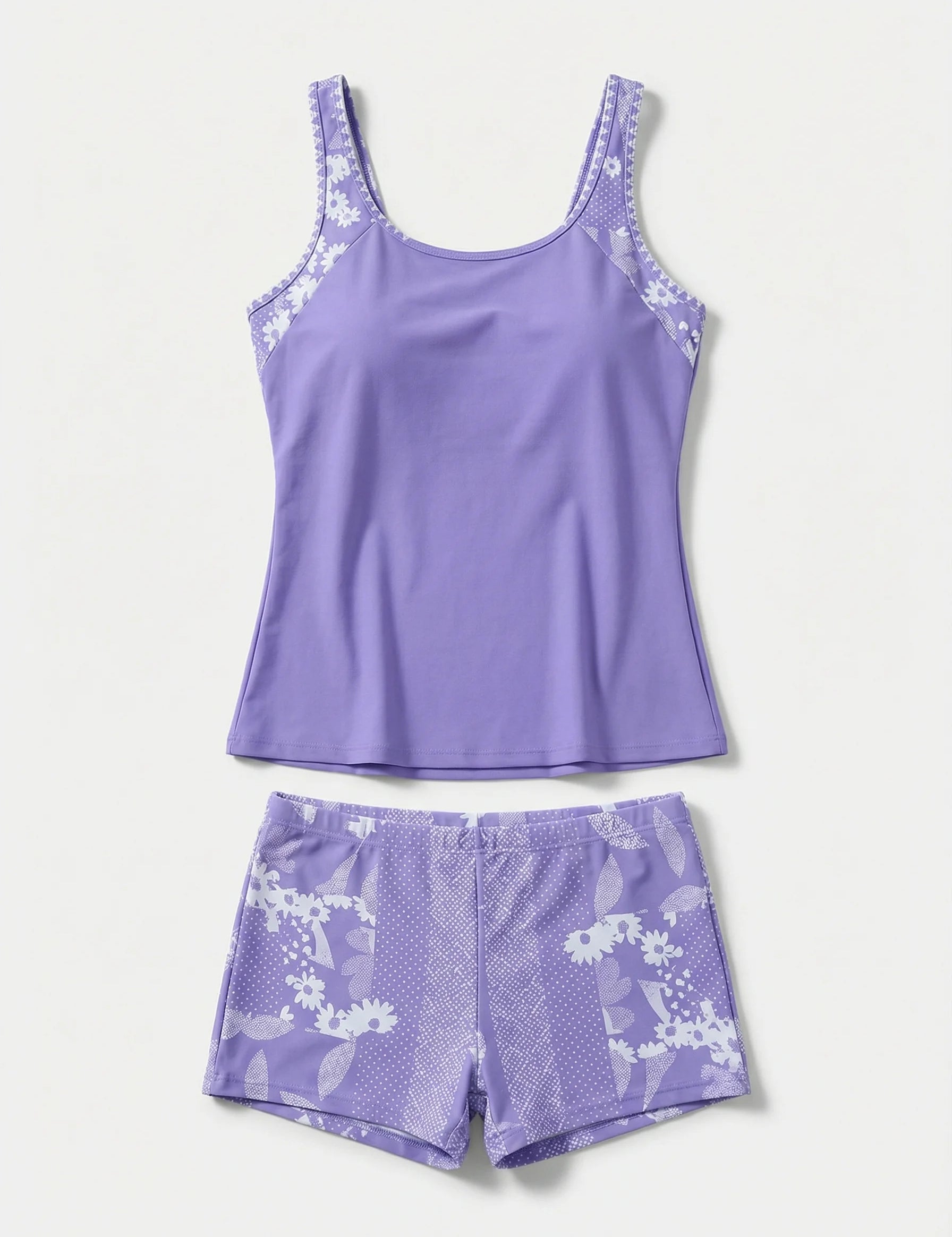 Women Tankini | Two Piece Swimsuit-Women Swimwear-Homefinn