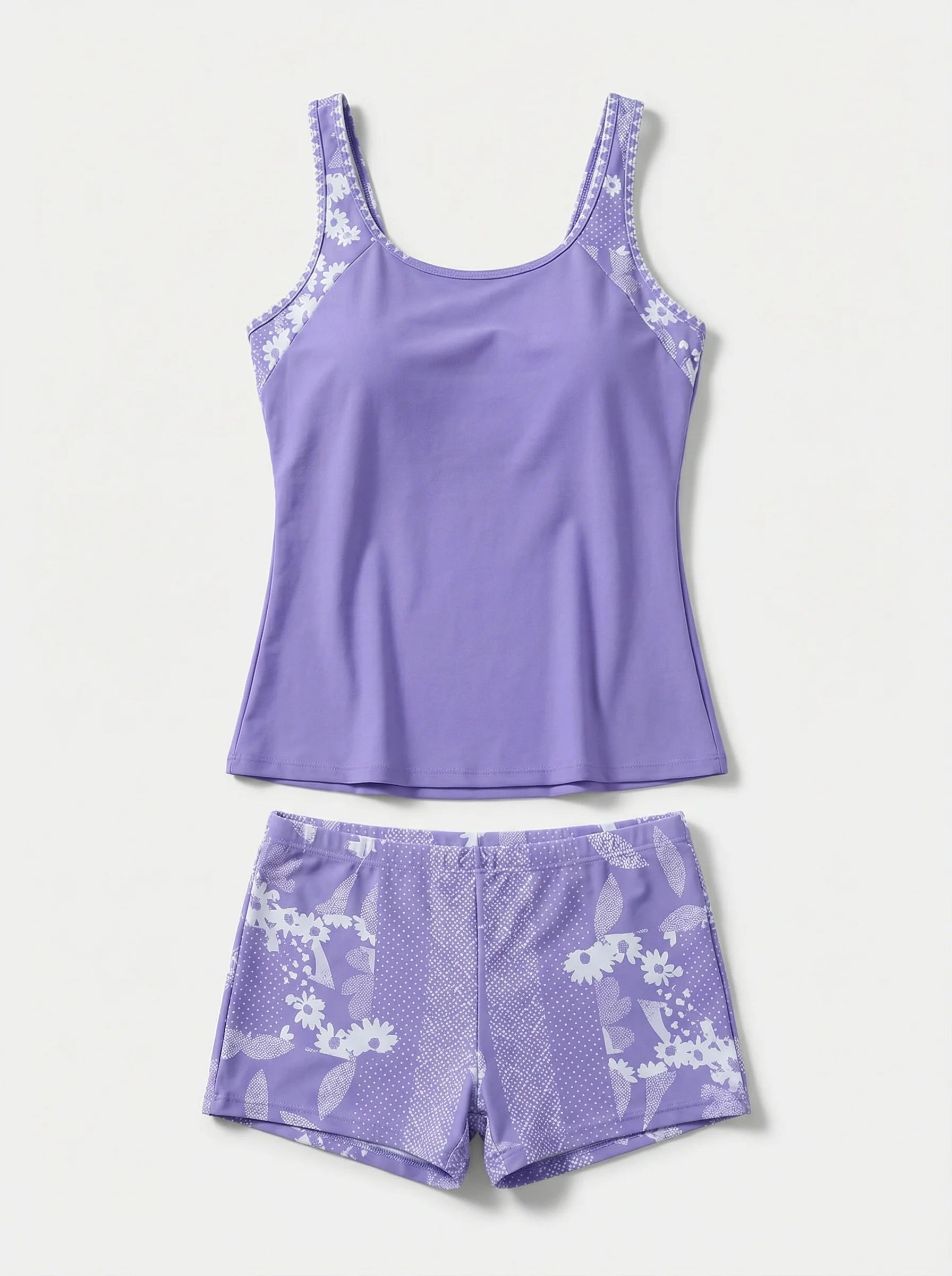 Women Tankini | Two Piece Swimsuit-Women Swimwear-Homefinn