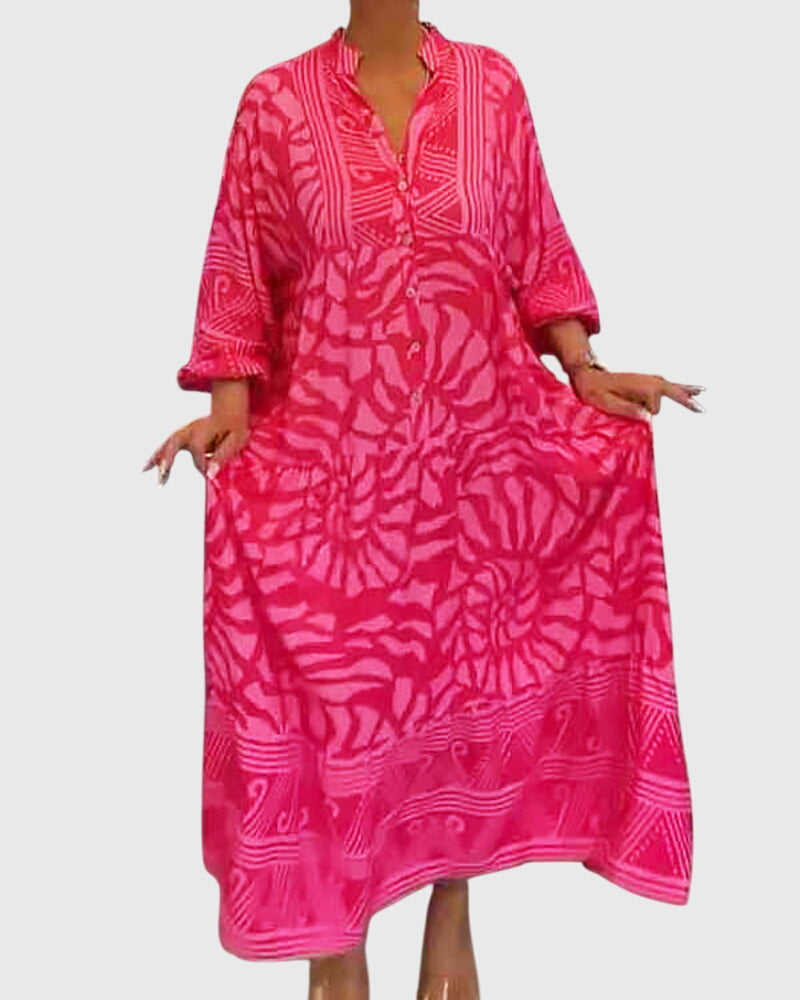 Mckinley™ | Maxi Dress With Elegant Print - Image 2
