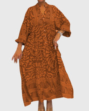 Mckinley™ | Maxi Dress With Elegant Print - Image 4