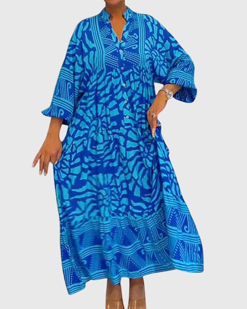 Mckinley™ | Maxi Dress With Elegant Print - Image 7