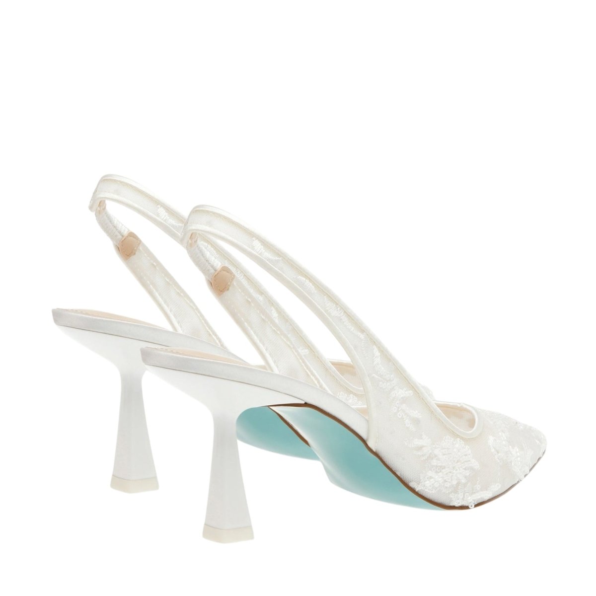 Women Slingback Heels | Pointed Toe Embroidered Occasion Shoes-Women Shoes-Homefinn