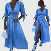 Sophia™ | Elegant Denim Dress - Image 4