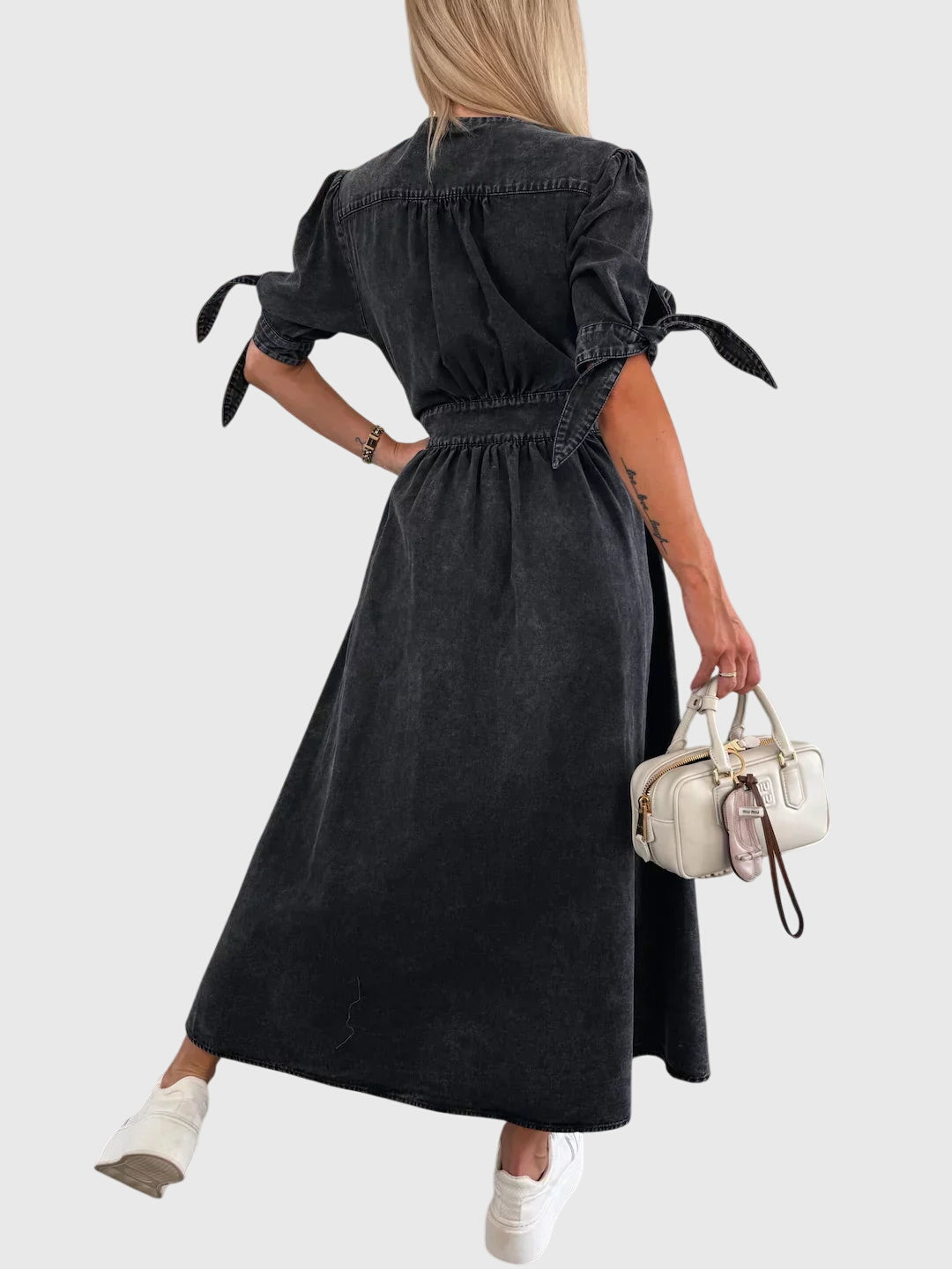 Sophia™ | Elegant Denim Dress - Image 6