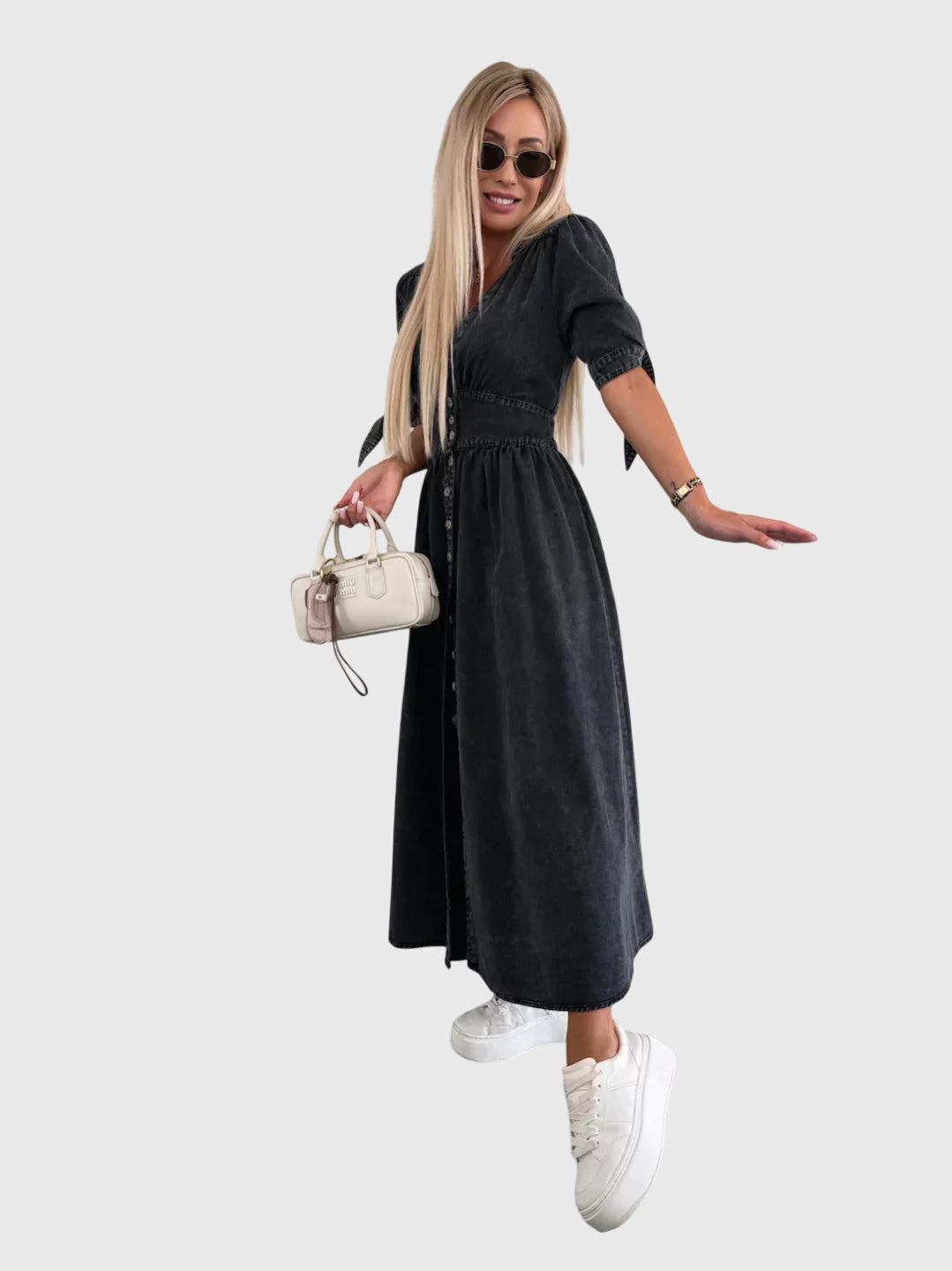Sophia™ | Elegant Denim Dress - Image 7