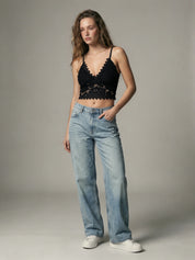 Women's Top | Lace Bralette-Women Top-Homefinn