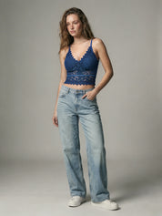 Women's Top | Lace Bralette-Women Top-Homefinn
