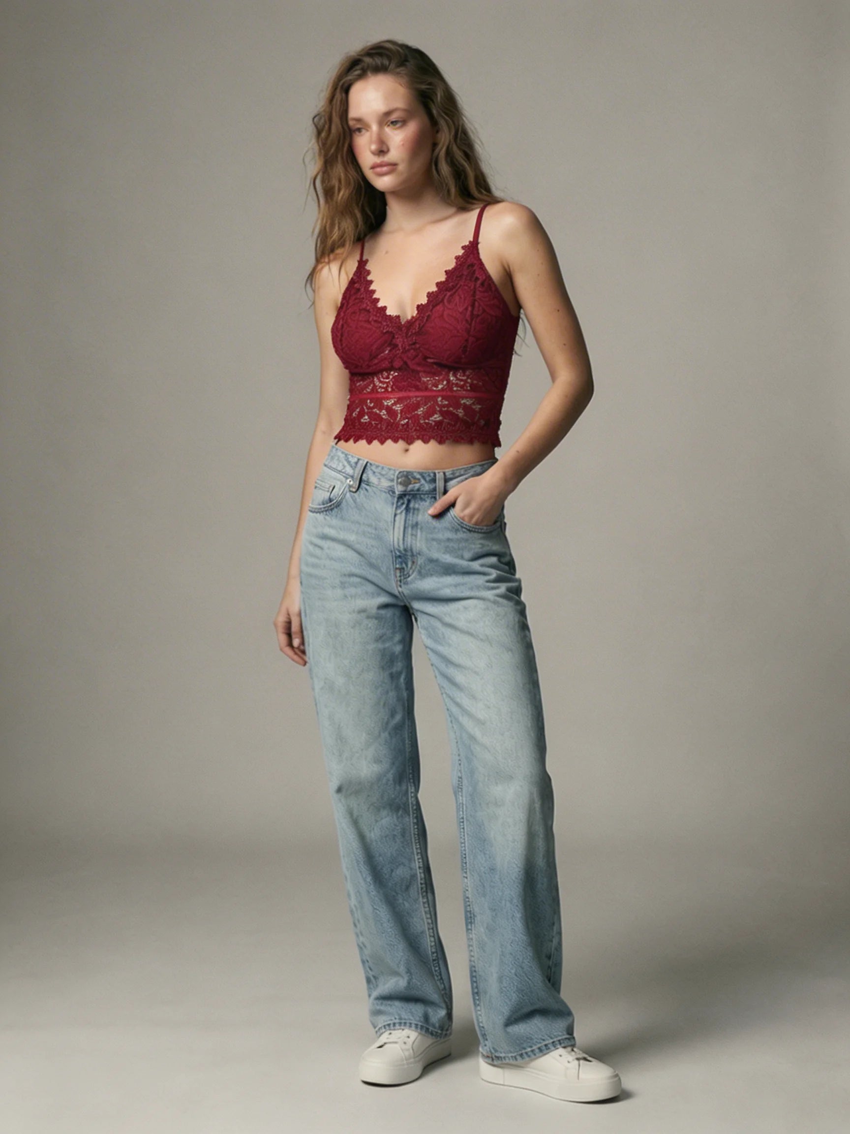 Women's Top | Lace Bralette-Women Top-Homefinn