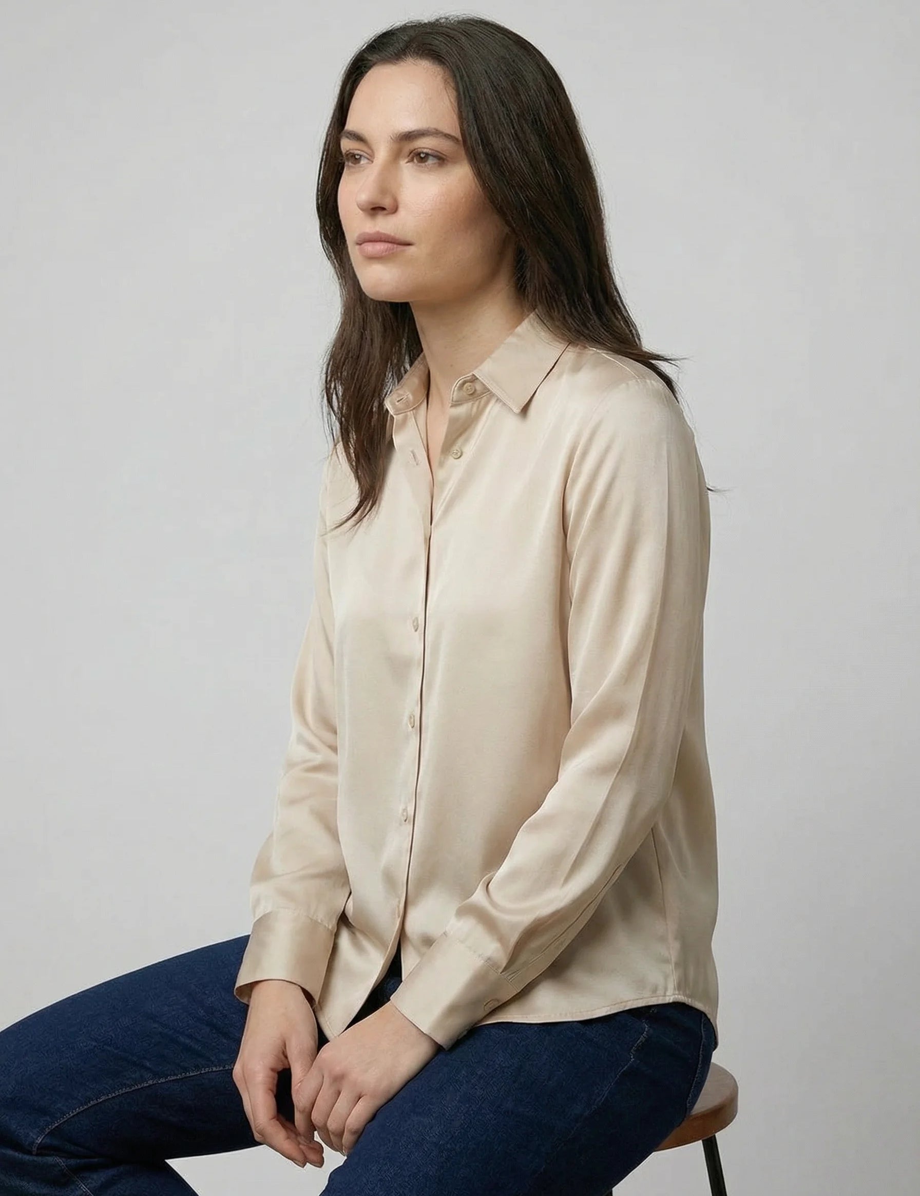 Women's Work Blouse | Smart Casual Office Wear-Women Blouse-Homefinn