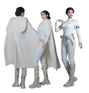 Women's Galactic Senator Costume Set | Cape Dress Up Outfit