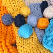 Chunky Knitting Yarn | Giant Arm Knitting Blanket-Knitting-Homefinn