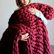 Chunky Knitting Yarn | Giant Arm Knitting Blanket-Knitting-Homefinn