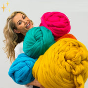 Chunky Knitting Yarn | Giant Arm Knitting Blanket-Knitting-Homefinn